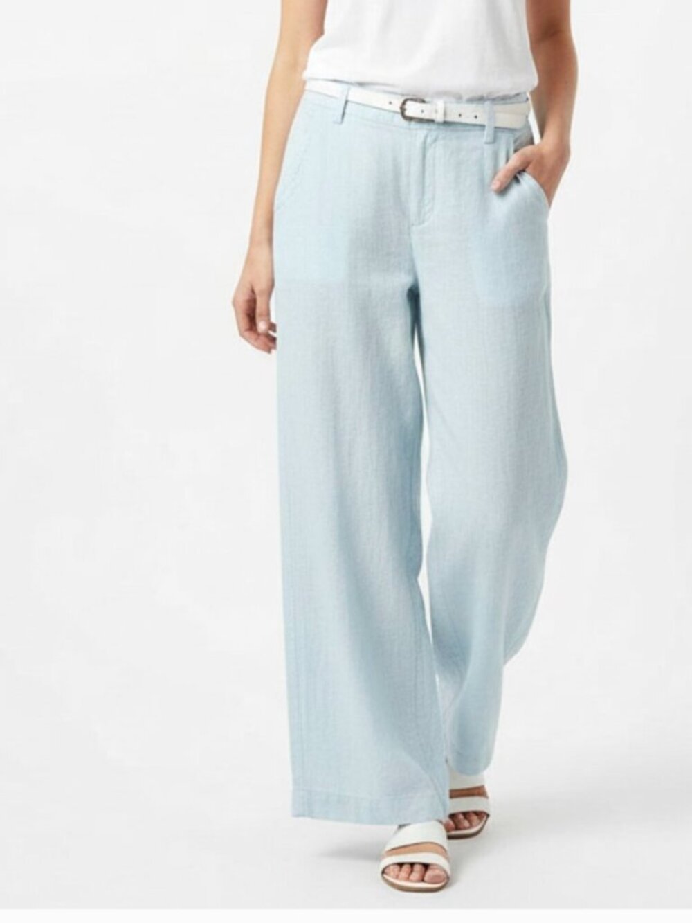 Pilcro and the Letterpress Anthropologie Linen Pants size 12